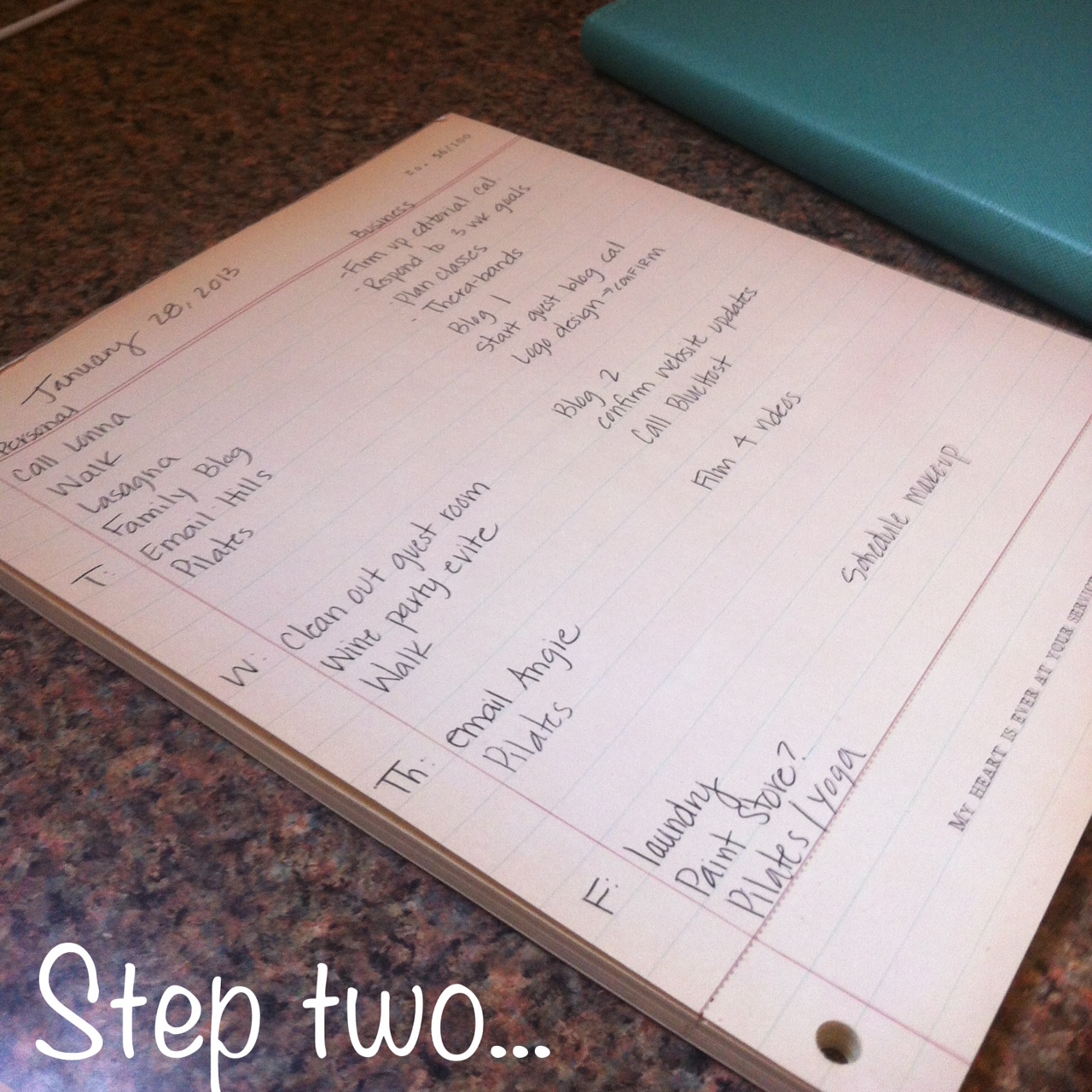 to do list