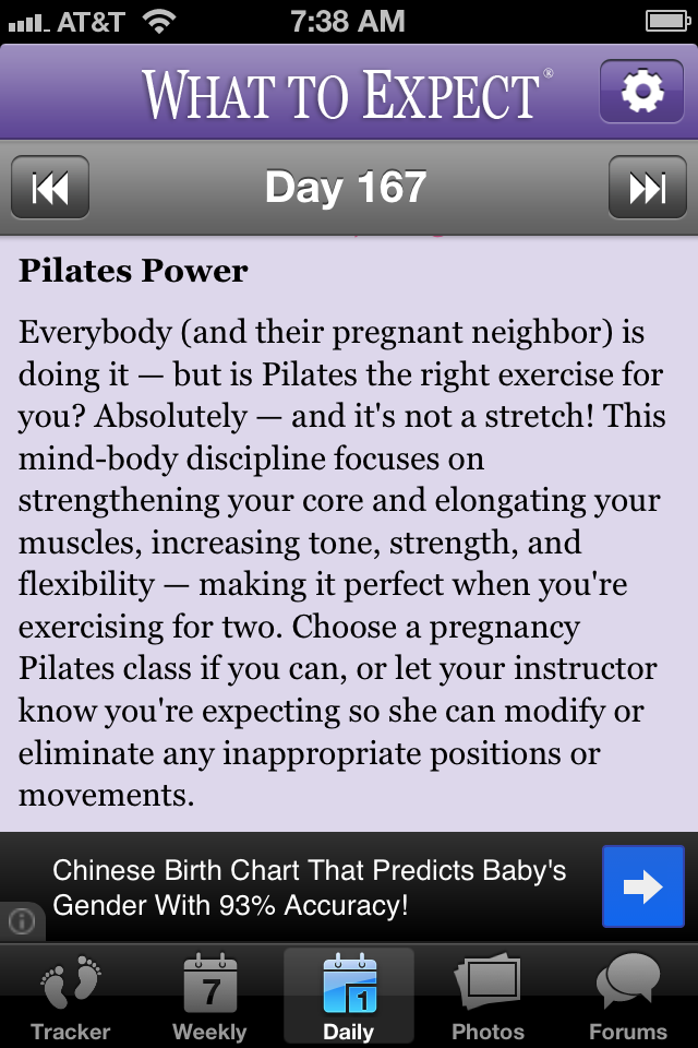 Pilates during pregnancy